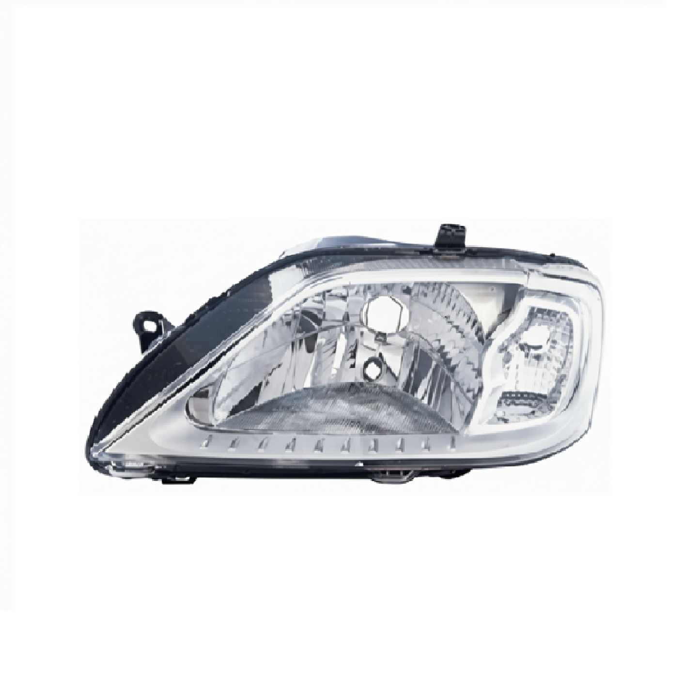 DEPO - HEAD LAMP FOR Renault Logan TYPE 2&3 Chrome 2011 - 2015 H4 RH