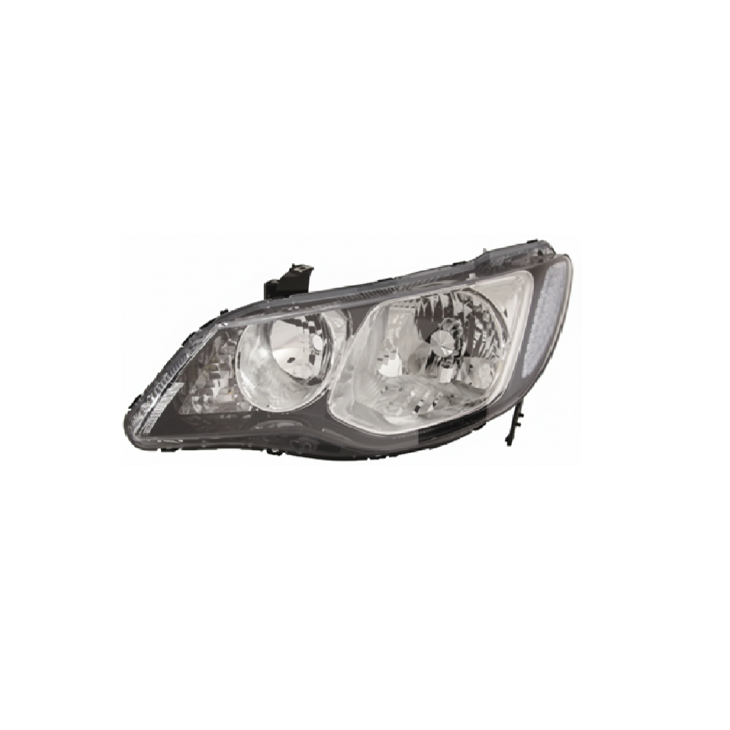 DEPO - HEAD LAMP FOR HONDA CIVIC T-1 (HB3+HB4) 2005-2009 LH