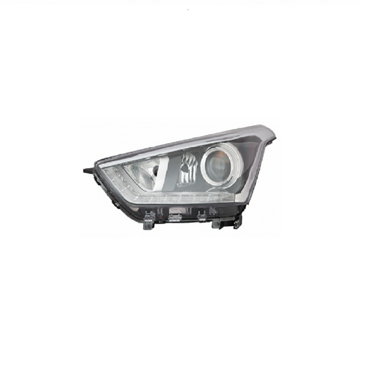 DEPO - HEAD LAMP FOR Hyundai Creta Type-1 2015 - 2018 HB3+H11+LED, LH