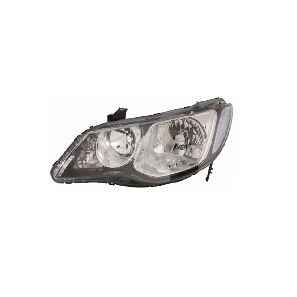 DEPO - HEAD LAMP FOR HONDA CIVIC T-1 (HB3+HB4) 2005-2009 LH
