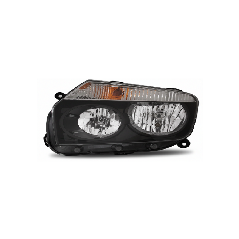 DEPO - HEAD LAMP FOR Renault Duster Type-1 Black 2012 - 2015 H7+H11 RH