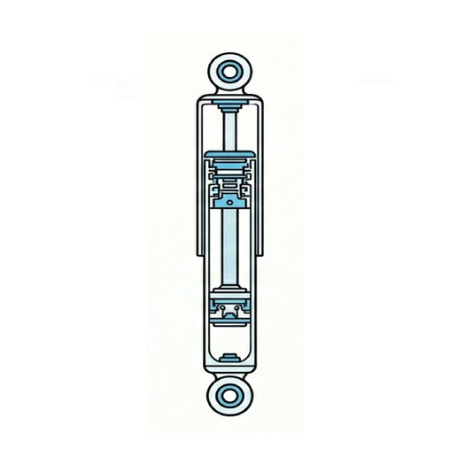 Skoda Fabia Left/Right 533 Rear Shocker Abs Gas Type (2008 - 2016) | HL Mando